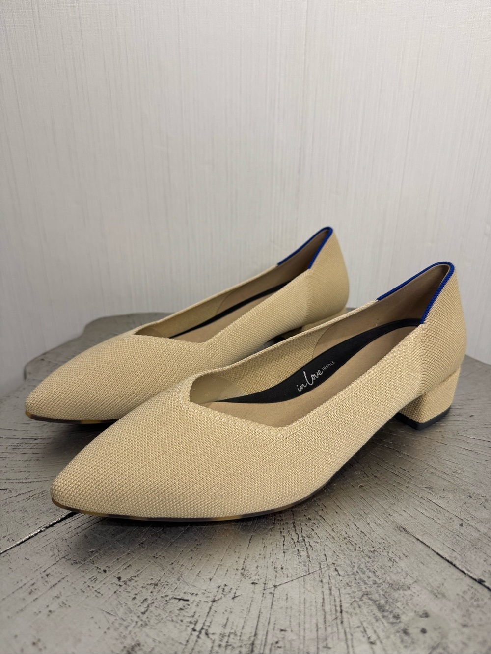 Rothy's The High Point Heels. Sand Stone. Size 11.